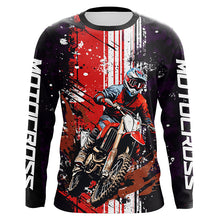 Load image into Gallery viewer, Motocross Racing Jersey Upf30+ Dirt Bike Jersey Motorcycle Off-Road Shirt Red XM312