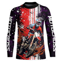 Load image into Gallery viewer, Motocross Racing Jersey Upf30+ Dirt Bike Jersey Motorcycle Off-Road Shirt Red XM312