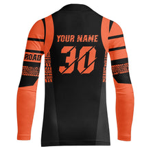 Load image into Gallery viewer, Orange Motocross Jersey Dirt Bike Off-Road Shirt UPF30+ Racing Motorcycle Long Sleeves XM25