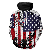 Load image into Gallery viewer, American Flag Motocross Hoodie Jersey for Men Women Dirt Bike Racing Hoodie MH35