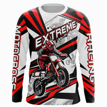 Load image into Gallery viewer, Red Dirt Bike Racing Jersey Upf30+ Motocross Shirt Men Kid Women Off-Road Jersey XM279