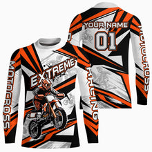 Load image into Gallery viewer, Orange Dirt Bike Racing Jersey Upf30+ Motocross Shirt Men Kid Women Off-Road Jersey XM279