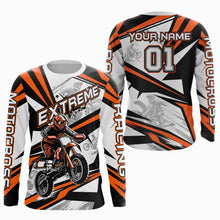 Load image into Gallery viewer, Orange Dirt Bike Racing Jersey Upf30+ Motocross Shirt Men Kid Women Off-Road Jersey XM279