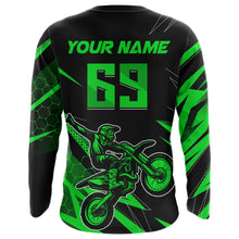 Load image into Gallery viewer, Motocross Jersey Kid Men Women Upf30+ Green Racing Dirt Bike Shirt Off-Road Motorcycle XM286