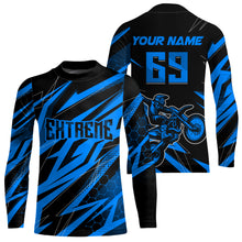 Load image into Gallery viewer, Motocross Jersey Kid Men Women Upf30+ Blue Racing Dirt Bike Shirt Off-Road Motorcycle XM286