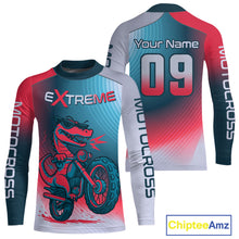 Load image into Gallery viewer, Aligator Motocross Racing Jersey Dirt Bike Jersey Men Kid Women Motorcycle Shirt XM376