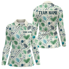 Load image into Gallery viewer, Palm Leaves Golf Polo Shirt Custom Golf Shirts for Men and Women Team Golf Apparel MMG55