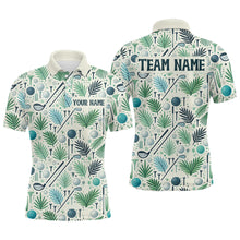 Load image into Gallery viewer, Palm Leaves Golf Polo Shirt Custom Golf Shirts for Men and Women Team Golf Apparel MMG55