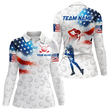Load image into Gallery viewer, Custom Golf Polo Shirt American Golf Shirts for Men Women US Golf Patriotic Polo Shirt MMG05