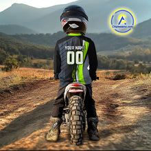 Load image into Gallery viewer, Green Motocross Jersey Custom Dirt Bike Jersey for Men Kid Women Off Road Shirts XM357