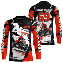 Load image into Gallery viewer, ATV Racing Jersey Custom Quad Bike Shirt ATV Riding Shirt for Men Kid Women MX96