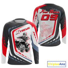 Load image into Gallery viewer, Red ATV Riding Jersey Custom Quad Bike Jersey for Men Kid Women ATV Racing Shirt MX106