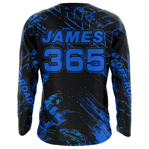 Motocross Racing Jersey Blue Upf30+ Men Women Kid Dirt Bike Shirt Motorcycle Jersey XM200