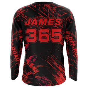 Motocross Racing Jersey Red Upf30+ Men Women Kid Dirt Bike Shirt Motorcycle Jersey XM200