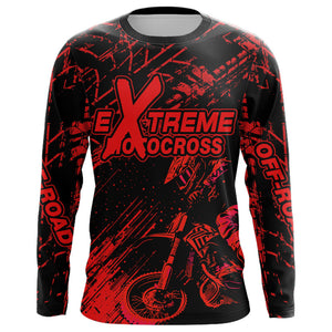 Motocross Racing Jersey Red Upf30+ Men Women Kid Dirt Bike Shirt Motorcycle Jersey XM200