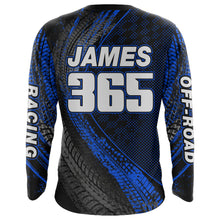 Load image into Gallery viewer, Dirt Bike Jersey Men Kid Women Upf30+ Blue Motocross Shirt Racing Off-Road Shirt XM203