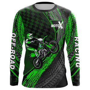 Youth Dirt Bike Jersey UPF30+ Motocross Shirt MX Racing Off-Road Motorcycle Riding Shirt XM203