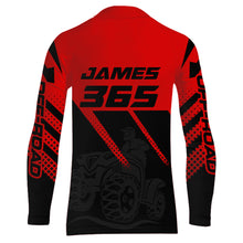 Load image into Gallery viewer, ATV Racing Jersey Red Youth Men ATV Quad Bike Shirt Upf30+ ATV Riding Jersey Off-road MX68