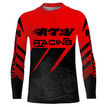 Load image into Gallery viewer, ATV Racing Jersey Red Youth Men ATV Quad Bike Shirt Upf30+ ATV Riding Jersey Off-road MX68