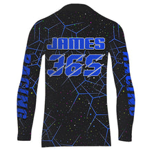 Load image into Gallery viewer, Blue ATV Racing Jersey Kid Men Women Upf30+ ATV Quad Bike Shirt ATV Riding Off-road MX69