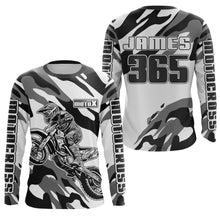Load image into Gallery viewer, Camo Motocross Jersey UPF30+ Motox Dirt Bike Shirt Men Kid Off-road MX Racing Shirt XM125