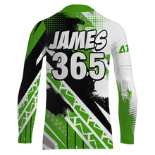 Load image into Gallery viewer, ATV Racing Jersey ATV Motocross Shirt Green Upf30+ ATV Quad Bike Shirt Men Women Kid MX24