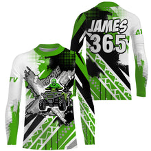 Load image into Gallery viewer, ATV Racing Jersey ATV Motocross Shirt Green Upf30+ ATV Quad Bike Shirt Men Women Kid MX24