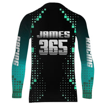 Load image into Gallery viewer, Motocross Shirt Men Kid Youth UPF30+ Custom Dirt Bike Jersey MX Off-Road Blue Black XM189