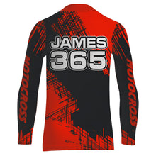 Load image into Gallery viewer, Red Motocross Racing Jersey Men Kid UPF30+ Dirt Bike Off-Road Shirt MX Racing Jersey XM192