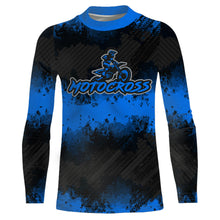 Load image into Gallery viewer, Racing Motocross Jersey Blue Upf30+ Dirt Bike Off-Road Youth Kid Men Motorcycle Shirt XM251