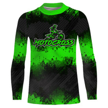 Load image into Gallery viewer, Racing Motocross Jersey Green Upf30+ Dirt Bike Off-Road Youth Kid Men Motorcycle Shirt XM251