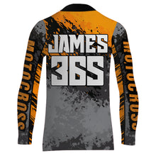 Load image into Gallery viewer, Motocross Racing Jersey Orange Upf30+ Dirt Bike Shirt Men Women Kid MX Off-Road Jersey XM154