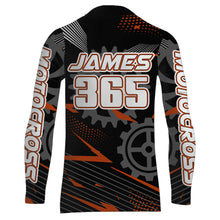 Load image into Gallery viewer, Orange Motocross Racing Jersey Upf30+ Dirt Bike Shirt Kids Women Men Off-road Jersey XM199