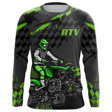 Load image into Gallery viewer, ATV Racing Jersey Green Youth Men ATV Quad Bike Shirt Upf30+ ATV Racing Jersey Off-road MX52