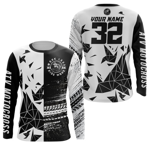 ATV Motocross Jersey Quad Bike Shirt Men Kid Youth UPF30+ ATV Quad Jersey ATV Racing Shirt MX01