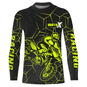 Motocross Racing Jersey Men Kid Youth Upf30+ Dirt Bike Off-road Jersey Motorcycle Shirt XM232