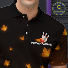 Load image into Gallery viewer, Lightning Butterflies Bowling Shirts for Women Men Team Bowling Polo &amp; Quarter Zip MBL147