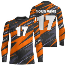Load image into Gallery viewer, Orange Motocross Racing Jersey Dirt Bike Off-road Riding Jersey for Men Kid Women XM361