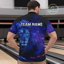 Load image into Gallery viewer, Lion Bowling Shirts for Men Women Team Custom Bowling Polo and Quarter Zip MBL128