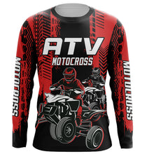 Load image into Gallery viewer, ATV Motocross Racing Jersey Red Upf30+ Quad Bike Shirt Kid Men ATV Jersey Riding Shirt MX33