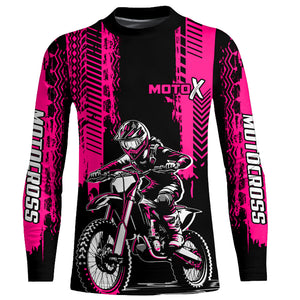 Motocross Racing Jersey Women Kid Upf30+ Dirt Bike Riding Shirt Off-Road Motorcycle XM278