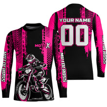 Load image into Gallery viewer, Motocross Racing Jersey Women Kid Upf30+ Dirt Bike Riding Shirt Off-Road Motorcycle XM278