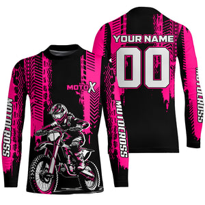 Motocross Racing Jersey Women Kid Upf30+ Dirt Bike Riding Shirt Off-Road Motorcycle XM278