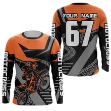 Load image into Gallery viewer, Orange Motocross Racing Jersey Women Men Kid Motorcycle Dirt Bike Shirt XM292