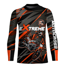 Load image into Gallery viewer, Orange Motocross Racing Jersey Kid Women Men Upf30+ Youth Dirt Bike Off-Road Shirt XM54