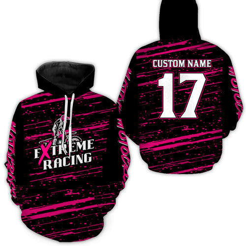 Pink Motocross Hoodie for Men Women Dirt Bike Hoodie Off-road Racing Jersey MH134