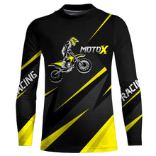 Load image into Gallery viewer, Motocross Racing Jersey Yellow Men Kid Upf30+ Dirt Bike Shirt Off-Road Racing Jersey XM248