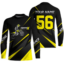 Load image into Gallery viewer, Motocross Racing Jersey Yellow Men Kid Upf30+ Dirt Bike Shirt Off-Road Racing Jersey XM248