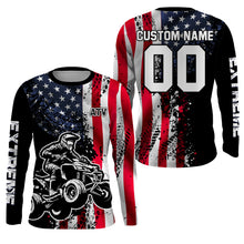 Load image into Gallery viewer, ATV Quad Bike Jersey ATV Racing Shirt Men Kid Women US Flag ATV Quad Shirt MX83