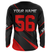 Load image into Gallery viewer, Custom Motocross Jersey Red Youth Men Kid UPF30+ Dirt Bike Shirt Motorcycle Shirt XM217